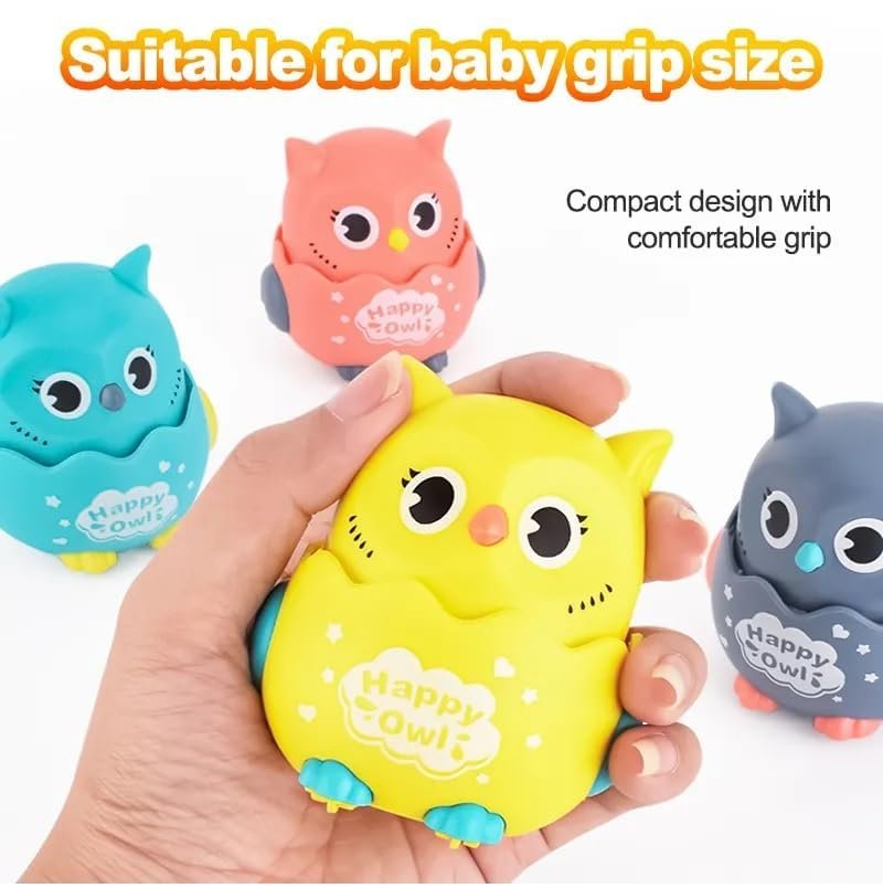Happy Owl - Baby Grip Size