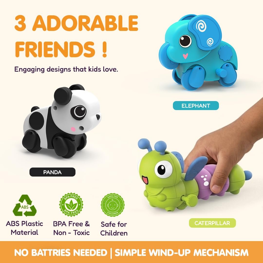 Crawling Animals - 3 Adorable Friends